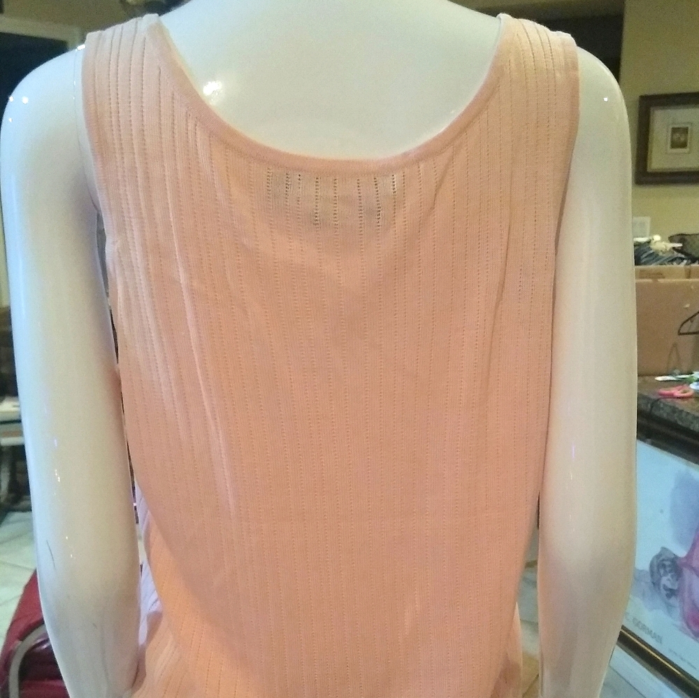 Ralph Lauren Premium Pink 💯 Percent Silk Tank Top - Picture 4 of 10